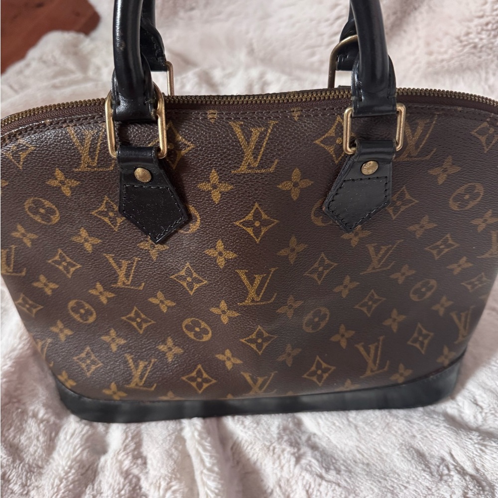 Louis Vuitton Brown and Black Satchel - Picture 5 of 15